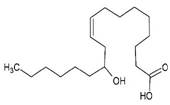 ricinoleic acid molecule
