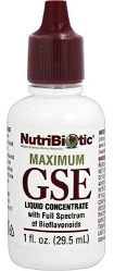 bottle ofMaximum strength GSE