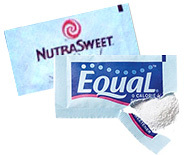 nutrasweet and equal packets
